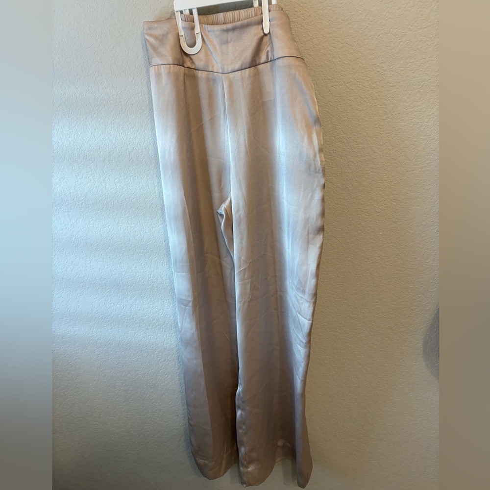 Express Cream Wide Leg Women's Pants